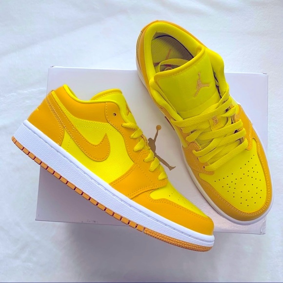 Jordan Shoes - Jordan 1 Low Yellow Strike